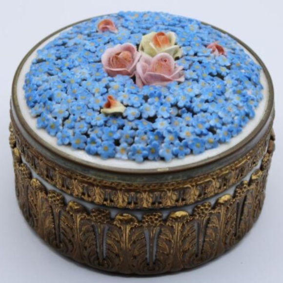 German Elphinware Trinket Casket Box